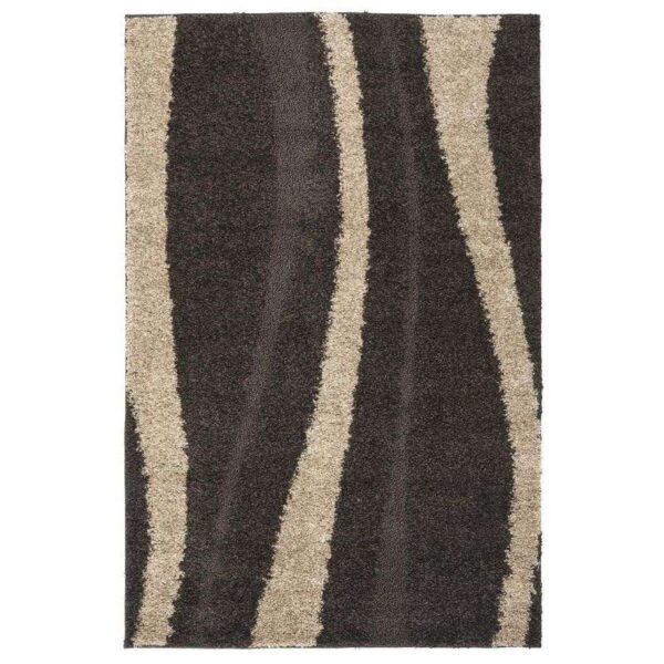 TAUKIR CARPETS Handmade 3D Edge Collection Super Soft Microfiber & Polyester Silk Touch Rectangular Rugs, Size 5X7, Feet Color, Brown - Image 4